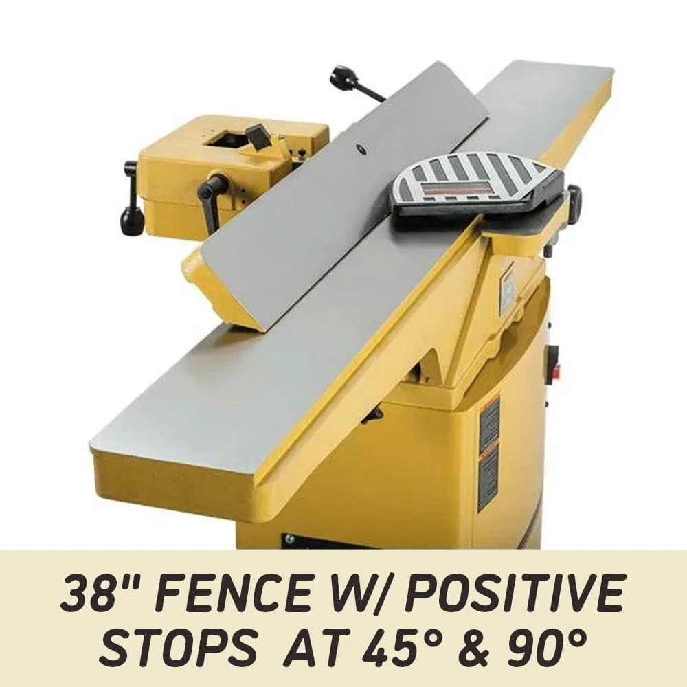 6" Jointer - 1 HP 1 Ph 115/230V - Helical Cutterhead - 54HH - Image 8