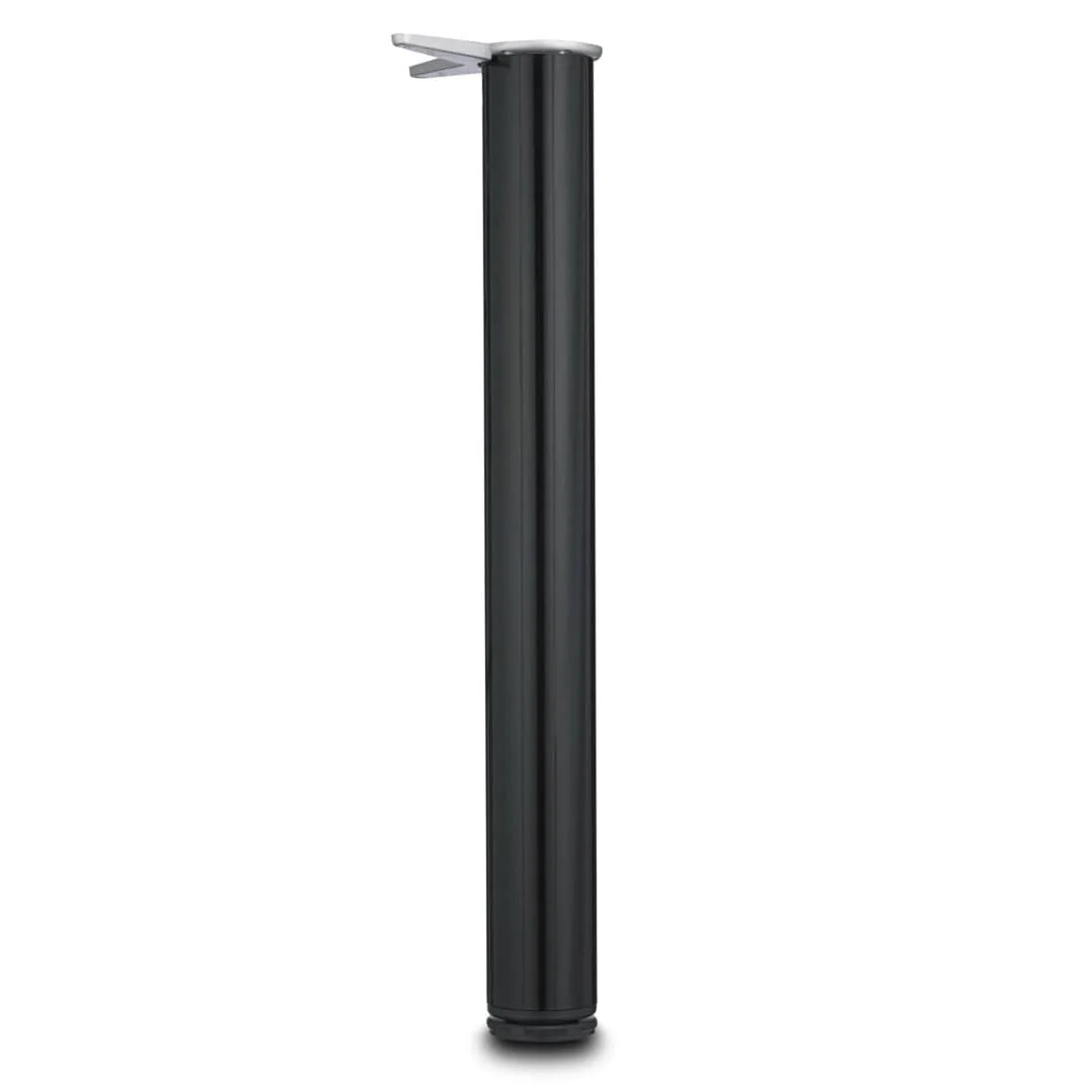 28" (710 mm) Adjustable Table Leg Black