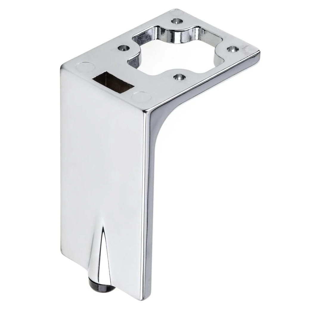 Design Adjustable Furniture Leg - Chrome - 3-15/16" (100 mm) - Image 2