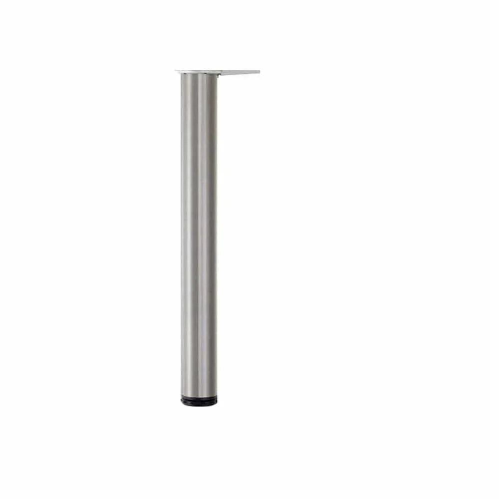 40-1/8" (1010 mm) Adjustable Table Leg Satin Chrome