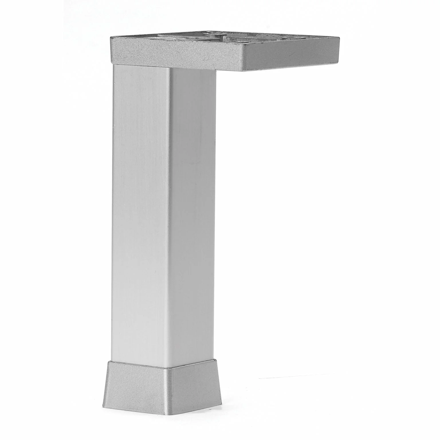 5-29/32" (150 mm) Adjustable Furniture Leg Aluminum