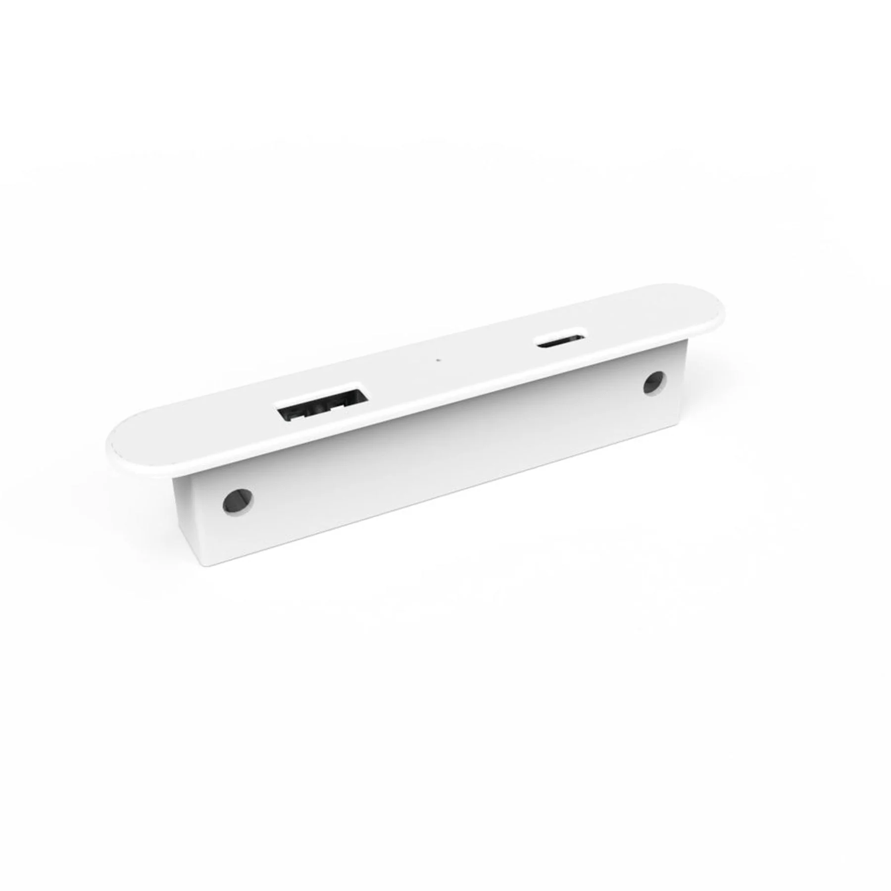 5V Rectangular Recessed or Surface Mount USB Charger White - Image 4