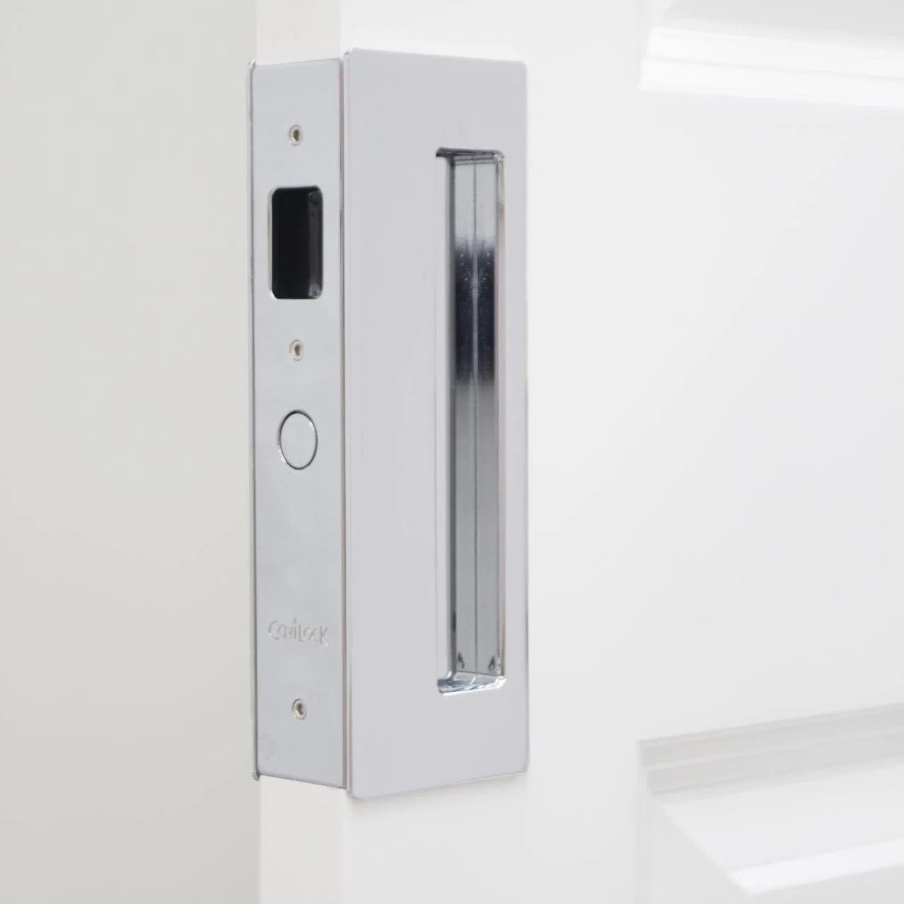 Cavity Sliders CL400 Magnetic Pocket Door Handle for 1-3/8" Door Satin Chrome - Image 2