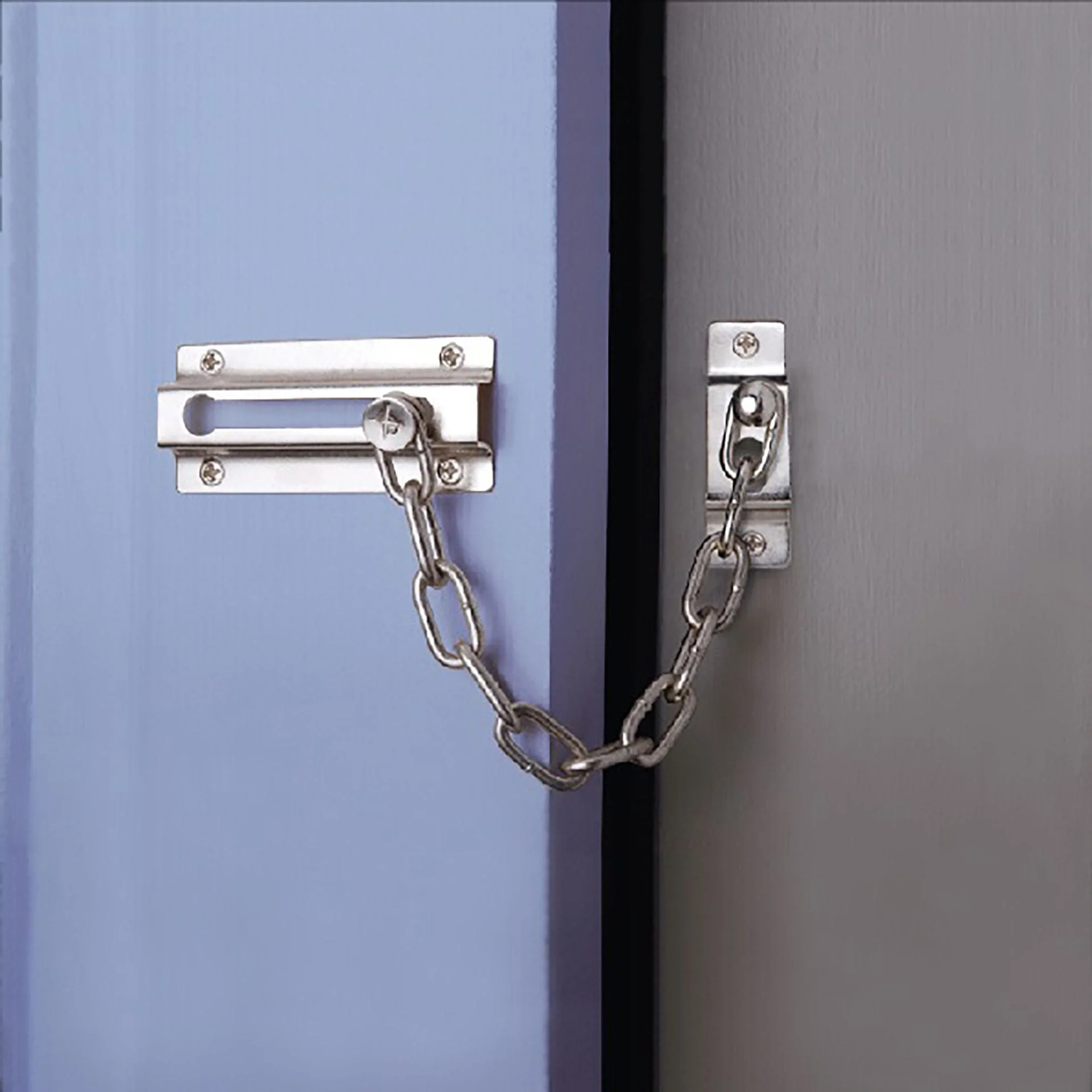 Chain Door Guard Satin Nickel 3-1/2" (88.9 mm) - Image 2