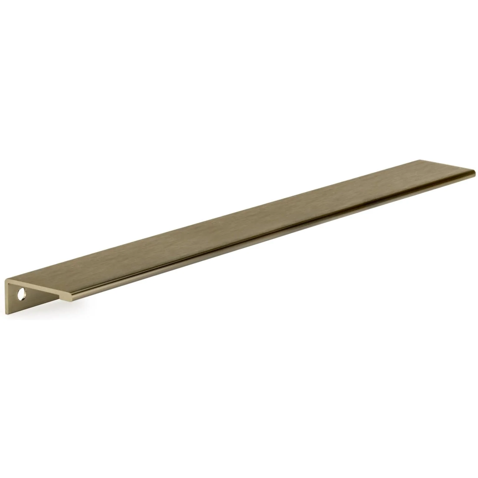 Contemporary Edge Pull, 16-3/8" Center-to-Center, Champagne Bronze