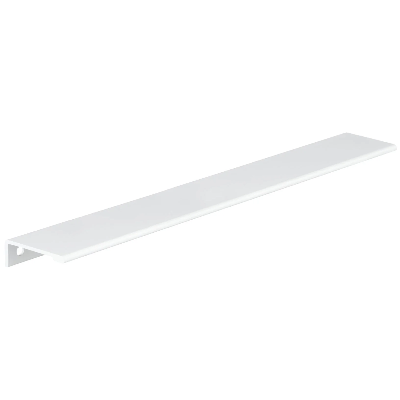 Contemporary Edge Pull, 16-3/8" Center-to-Center, White