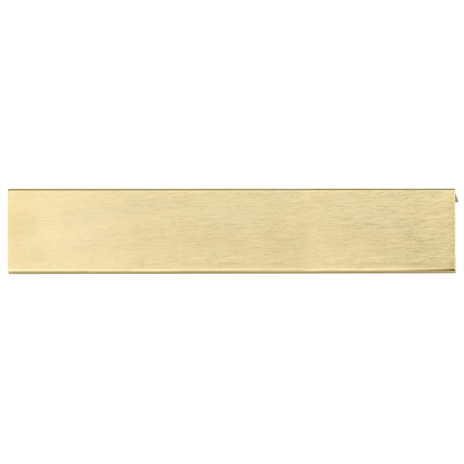 Contemporary Edge Pull, 7-9/16" Center-to-Center, Satin Gold - Image 2
