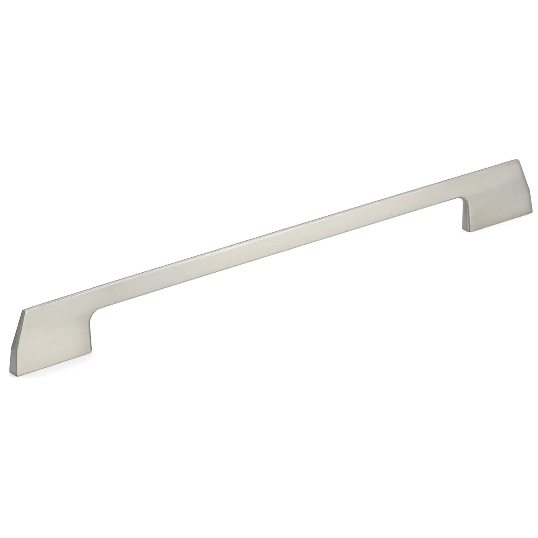 Contemporary Pull, 10-1/8" Center-to-Center, Brushed Nickel