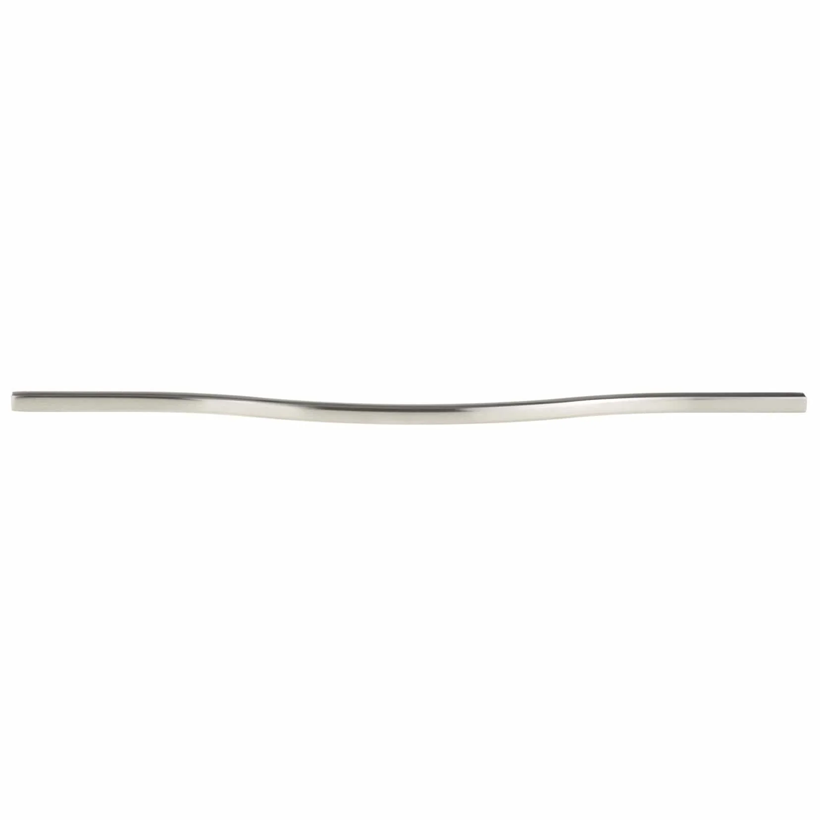 Contemporary Pull - Metal - 11-3/8" Center-to-Center - Brushed Nickel - Image 2