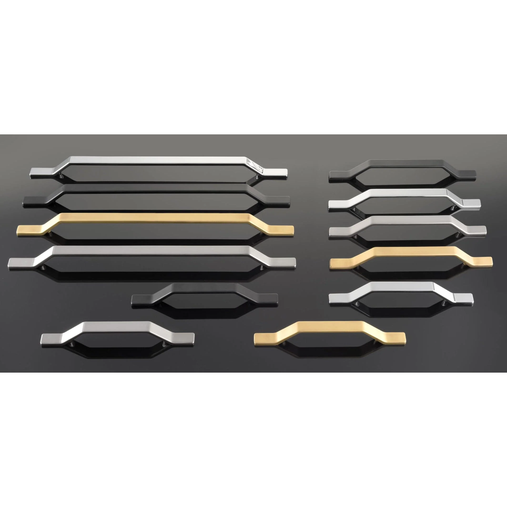 Contemporary Pull, 12-5/8" Center-to-Center, Chrome - Image 4