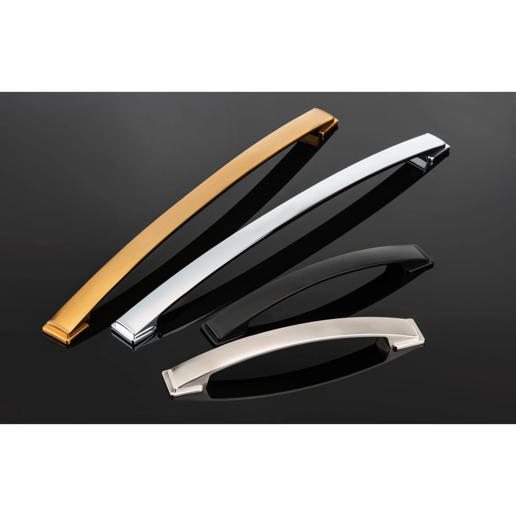Contemporary Pull, 12-5/8" Center-to-Center, Matte Black - Image 4