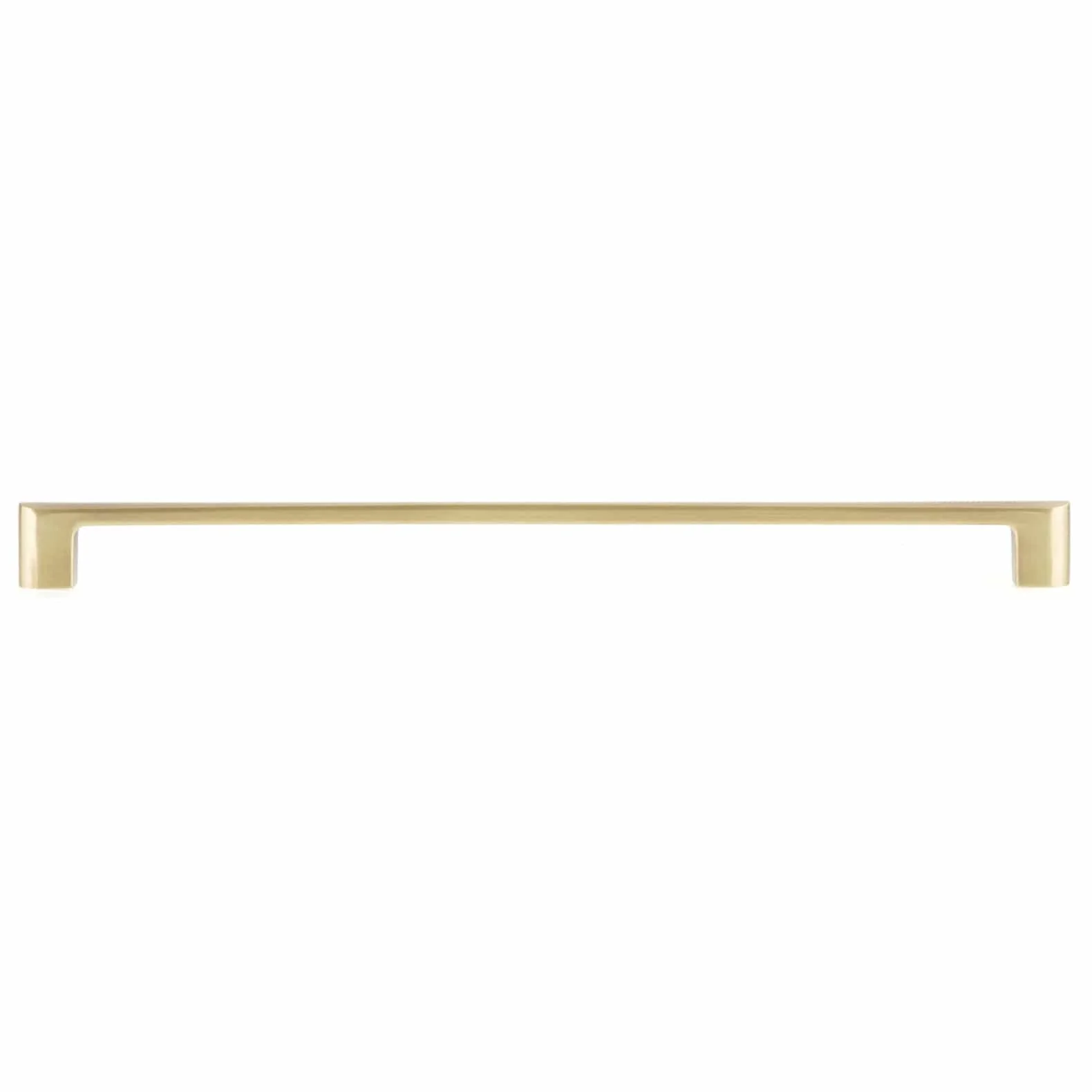 Contemporary Pull, 12-5/8" Center-to-Center, Satin Brass - Image 3