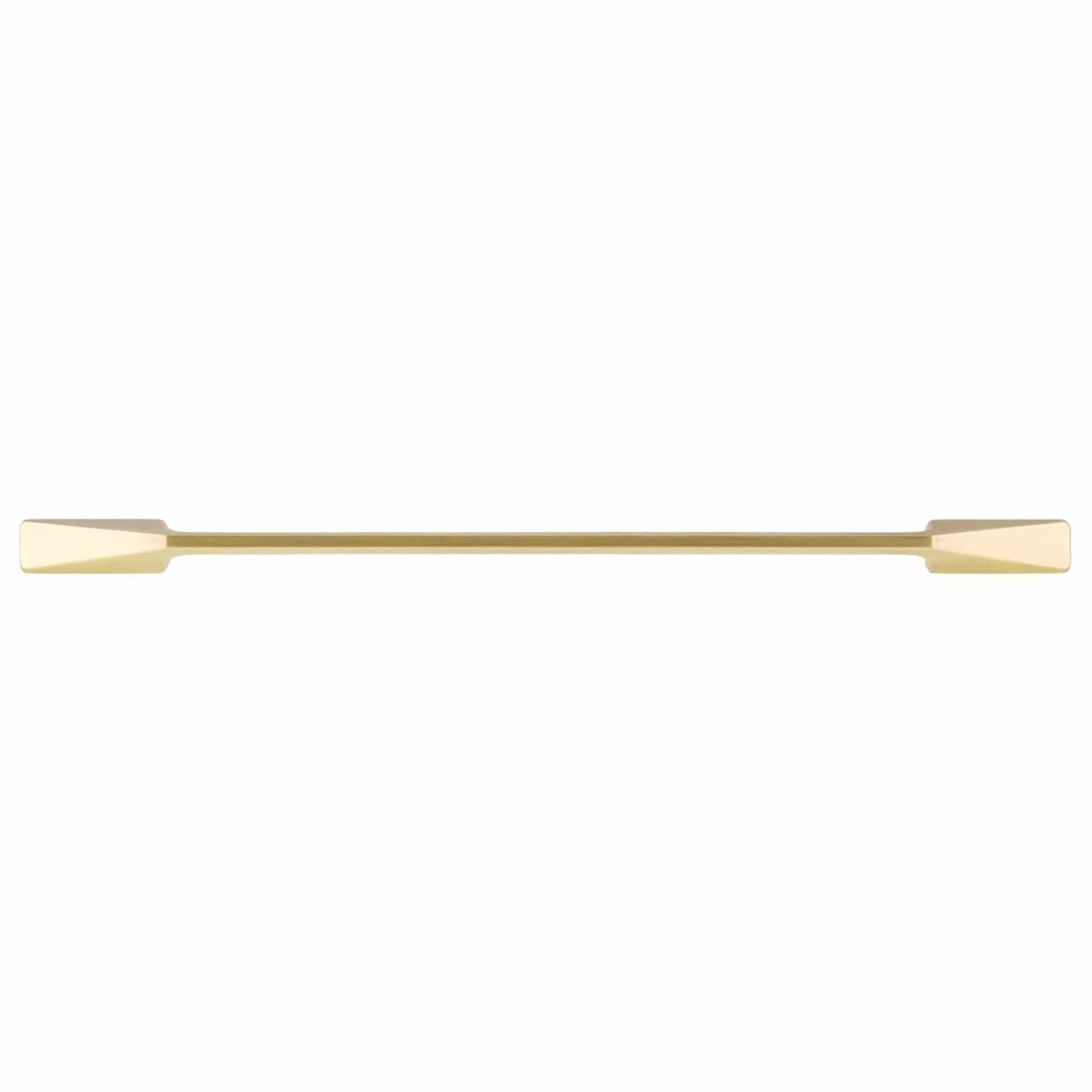 Contemporary Pull, 12-5/8" Center-to-Center, Satin Brass - Image 2