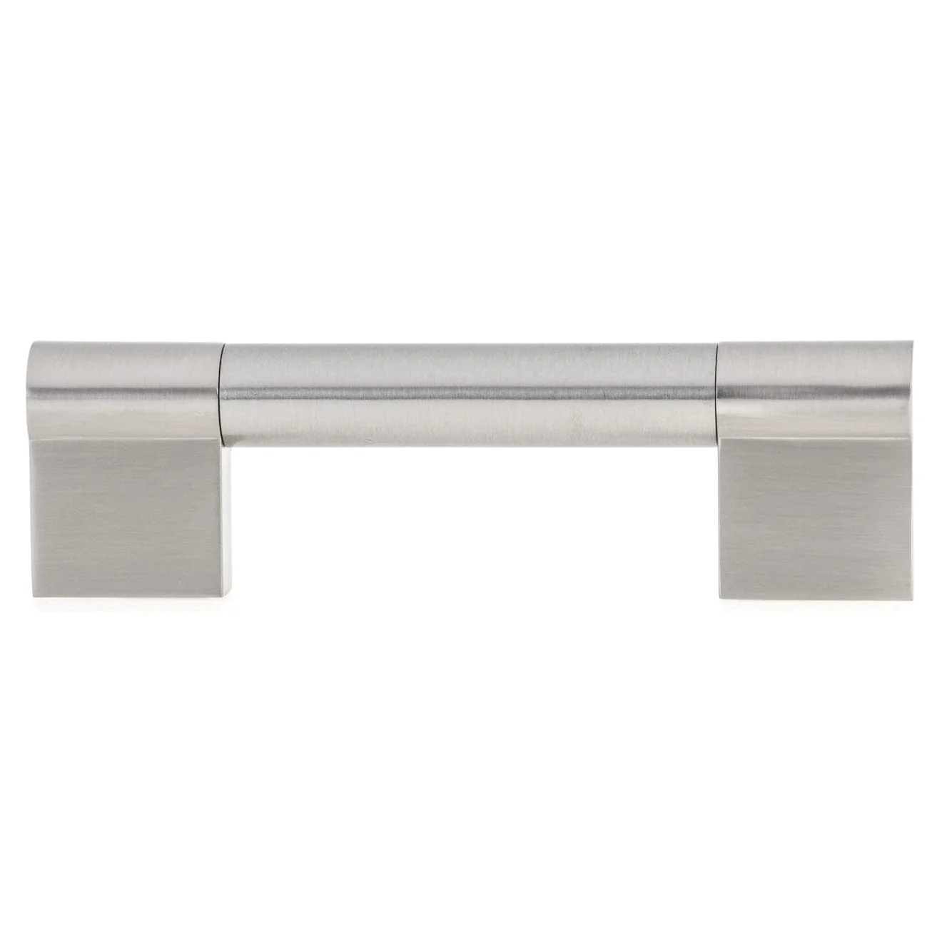 Contemporary Pull - 3-3/4" Center-to-Center -  1/2" W x 4-9/32" L - Brushed Nickel - Image 3