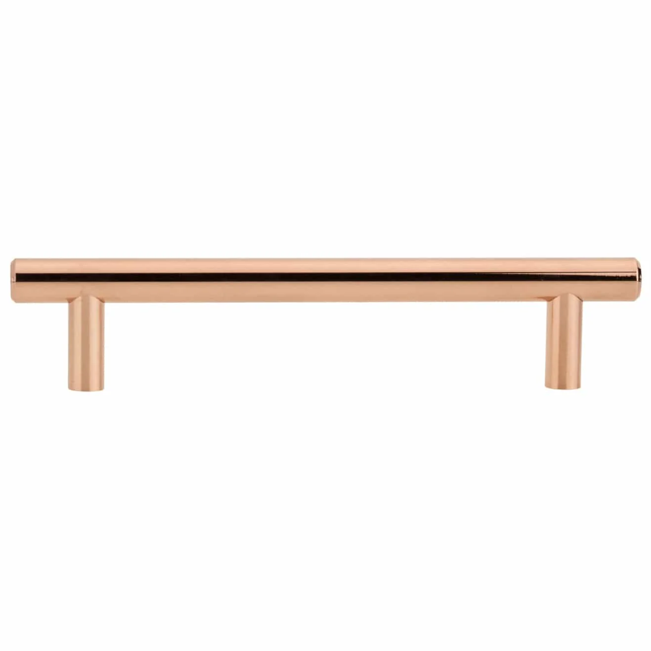Contemporary Pull - 3-3/4" Center-to-Center - 15/32" W x 5-11/32" L - Polished Copper - Image 3