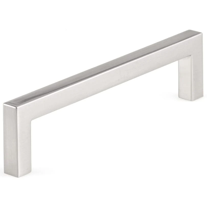 Contemporary Pull, 5-1/16" Center-to-Center, Brushed Nickel