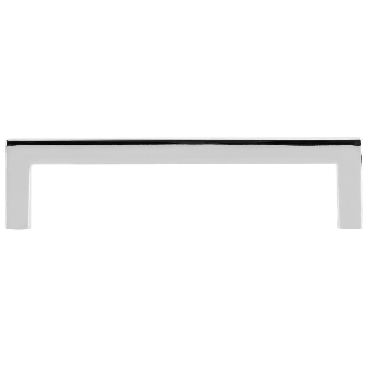Modern Contemporary Right-Angled Metal Pull - Polished Nickel - 5-1/16" Center-to-Center - 5-7/16" L - Image 3