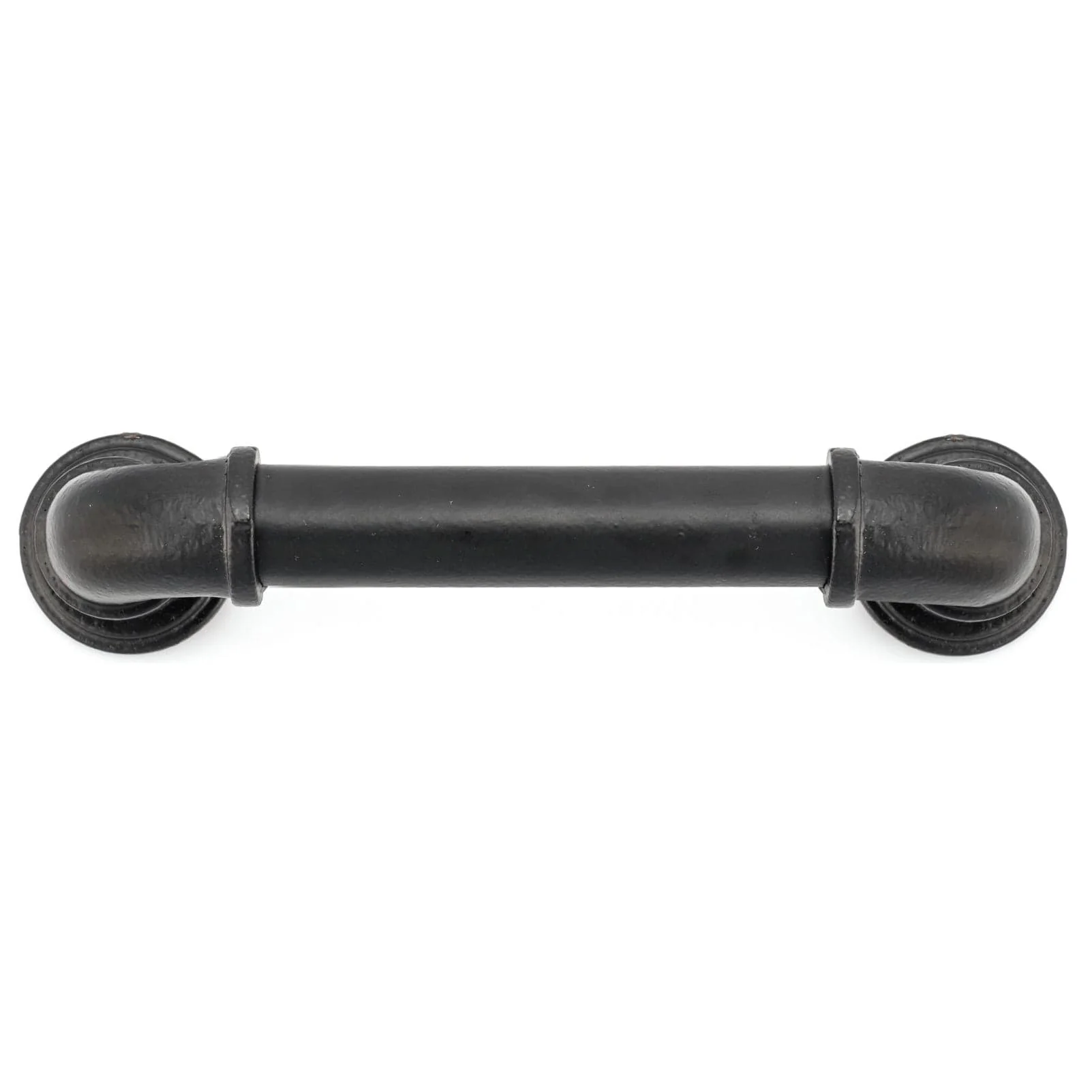 Eclectic Barn Door Pull, 6-5/16" Center-to-Center, Matte Black - Image 2
