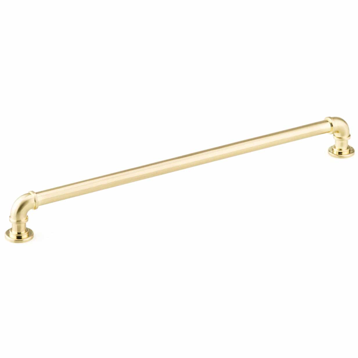 Eclectic Pull - 12-5/8" Center-to-Center - Satin Brass