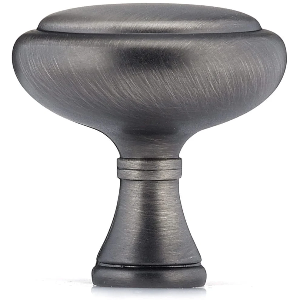 Traditional Knob, 1-1/4" D, Antique Nickel - Image 3