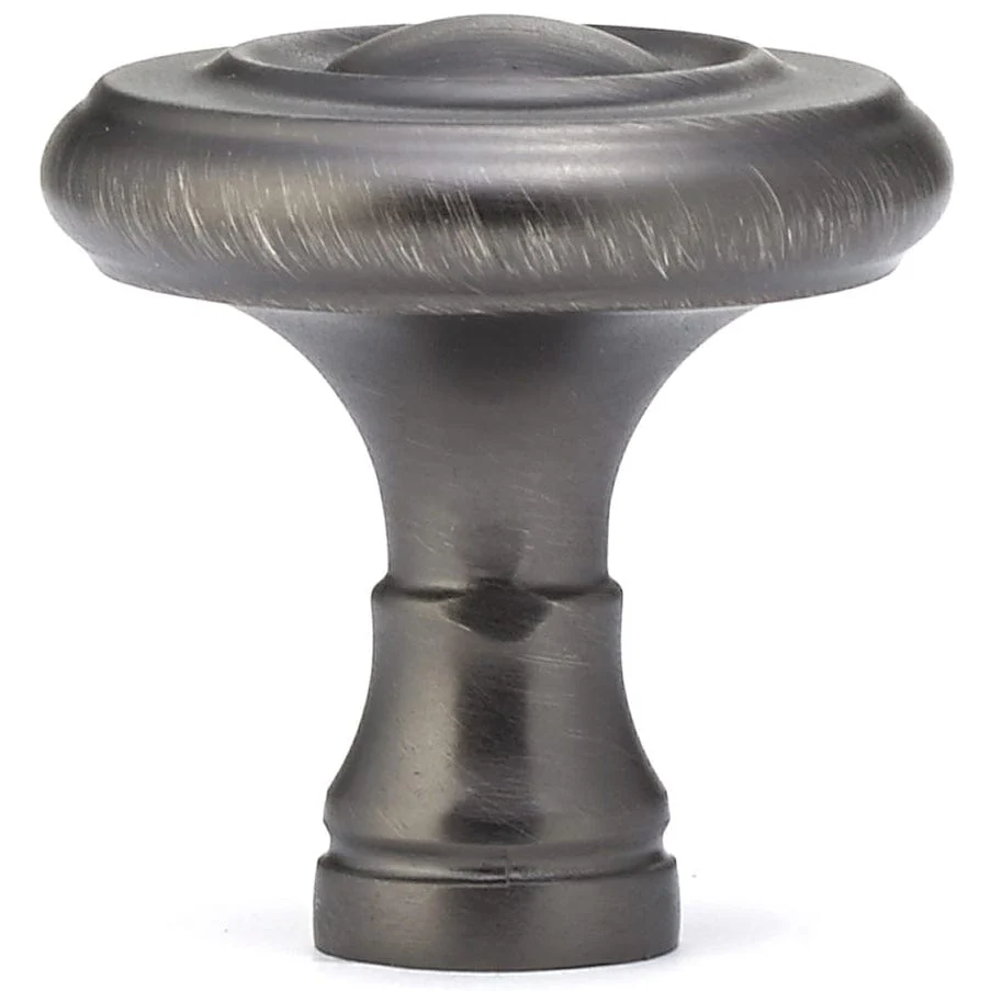Traditional Knob, 1-1/4" D, Antique Nickel - Image 3