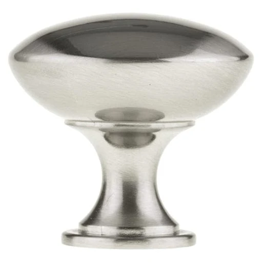 Traditional Knob, 1-3/16" D, Brushed Nickel - Image 3