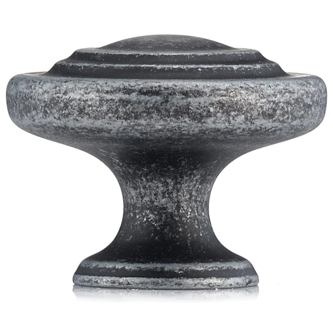Traditional Knob, 1-5/16" D, Natural Iron - Image 3