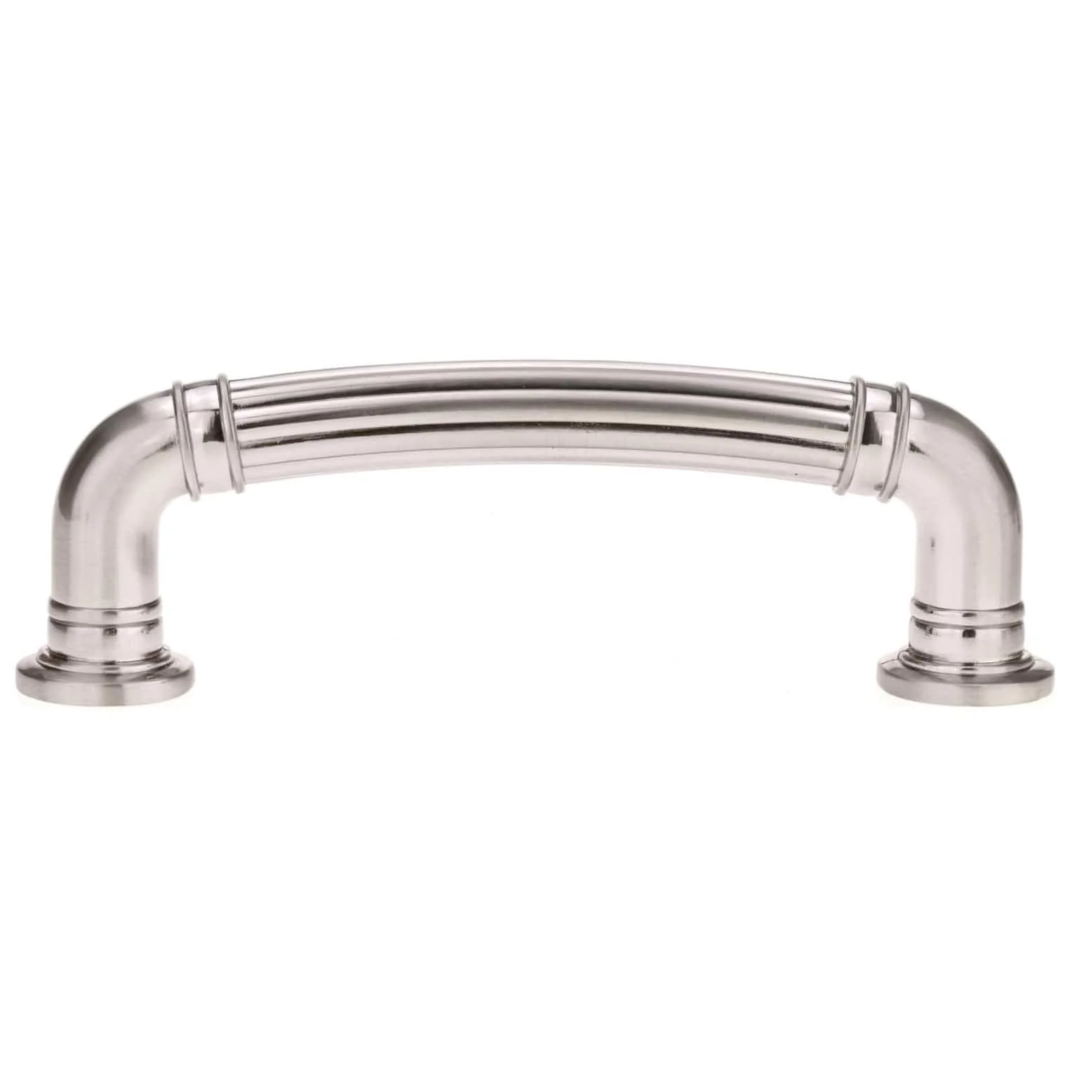 Traditional Pull, 3-3/4" Center-to-Center, Brushed Nickel - Image 3