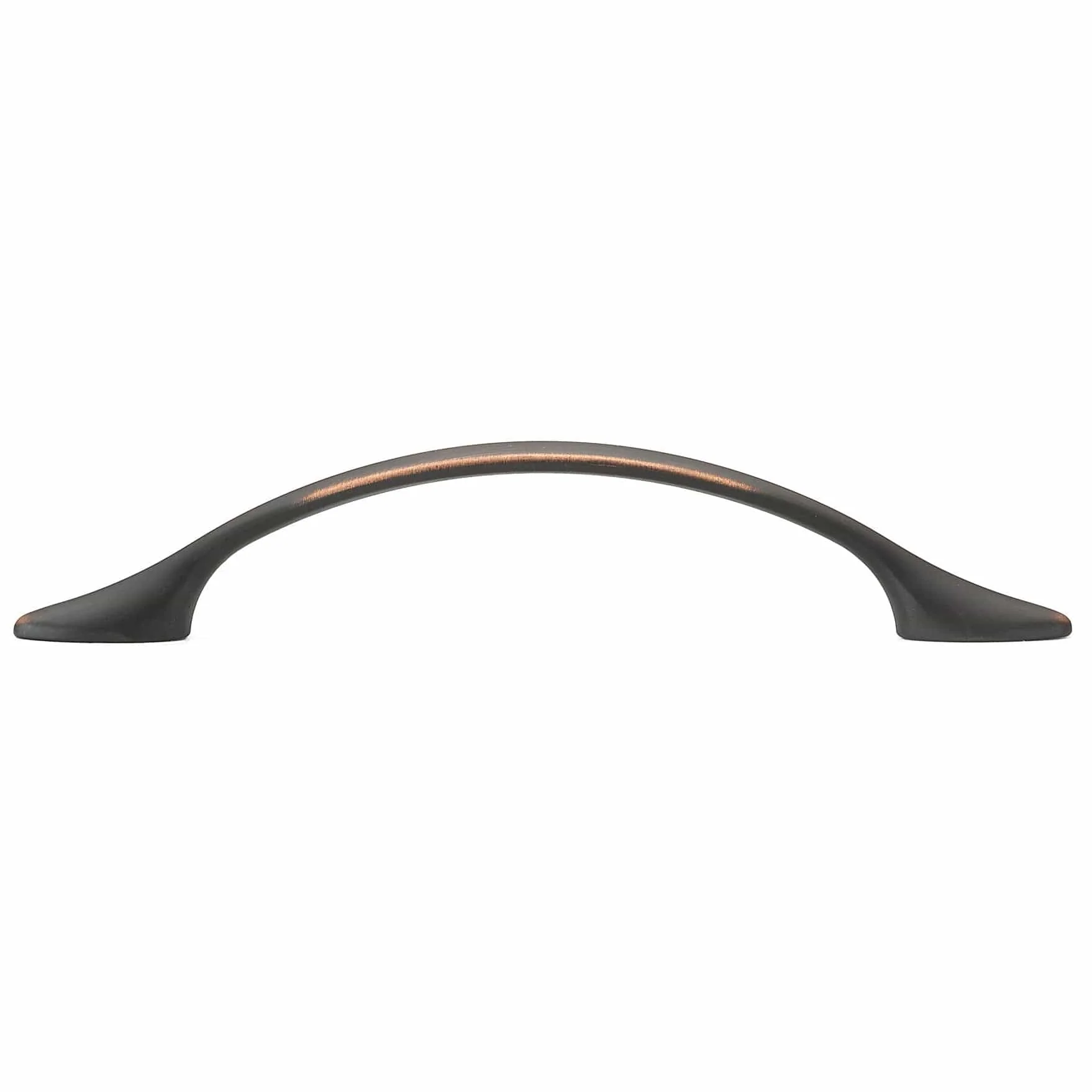 Traditional Arched Bow Pull with Flared Base - 3-3/4" Center-to-Center - 4-29/32" OL - Brushed Oil-Rubbed Bronze - Image 3