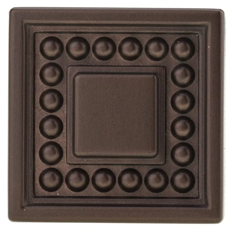 Transitional Knob, 1-5/16" x 1-5/16", Honey Bronze - Image 2