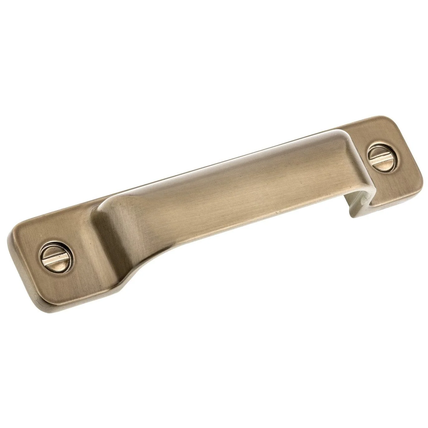 Rectangular Cup Transitional Pull - 3-3/4" Center-to-Center - 4-1/2" OL - Champagne Bronze - Image 2
