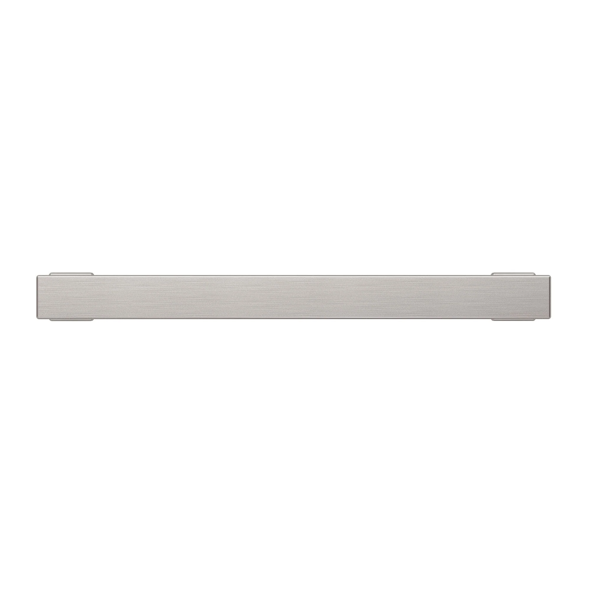 Transitional Textured Smooth-Faced Pull - 5-1/32" Center-to-Center - 5-19/32" OL - Brushed Nickel - Image 3