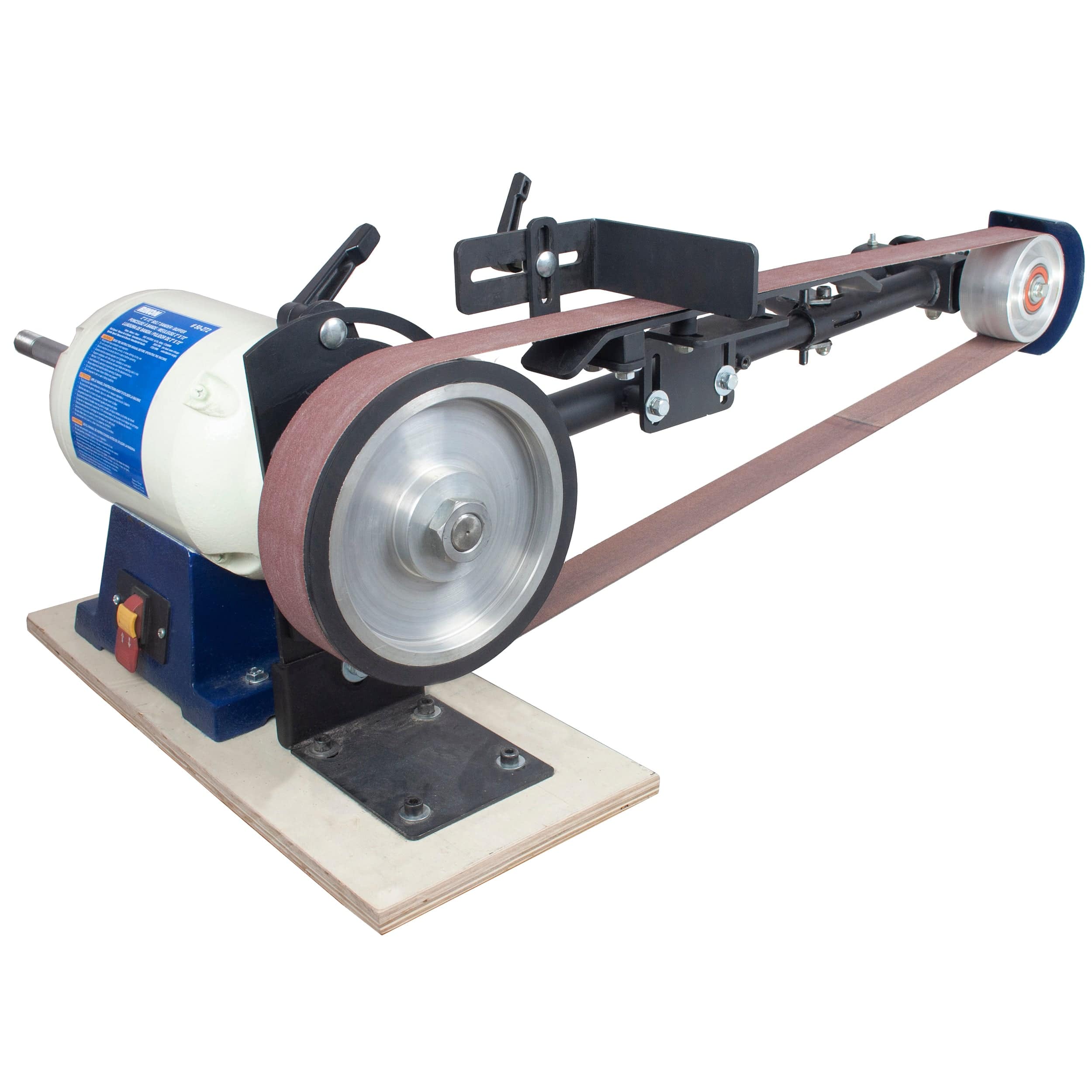 Belt Sander / Buffer - 2" x 72" - 1 HP with 1" x 8" Spindle - Image 2