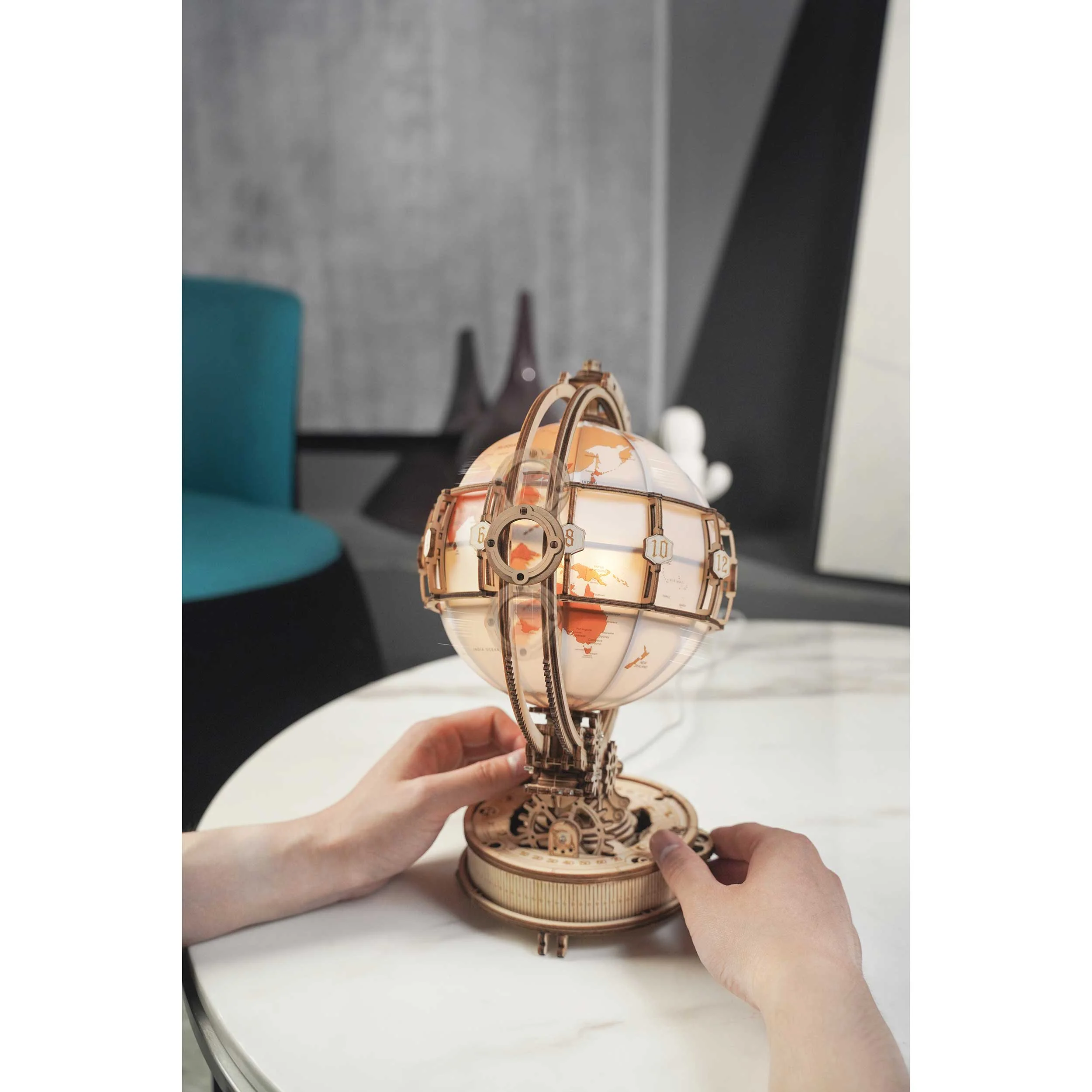 Luminous Globe 3D Puzzle Kit - Image 4