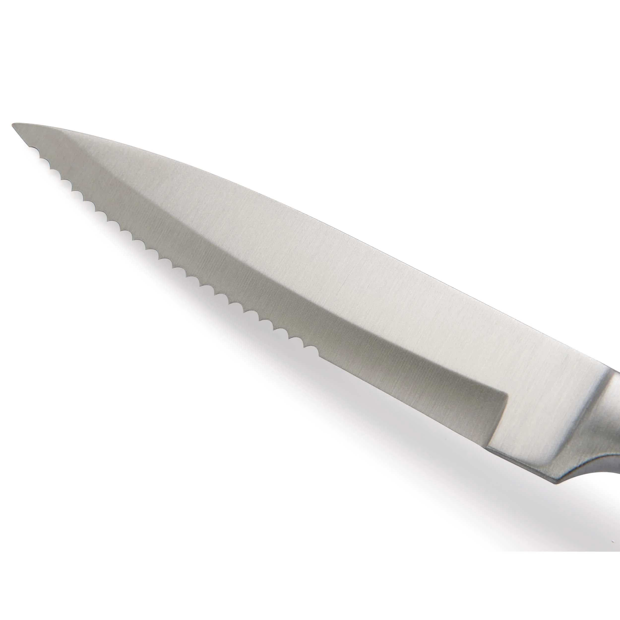 Steak Knife Set for Cutting Steak and Other Meats - 9-3/16" - SS - Unfinished Kit - 6 Piece - Image 2