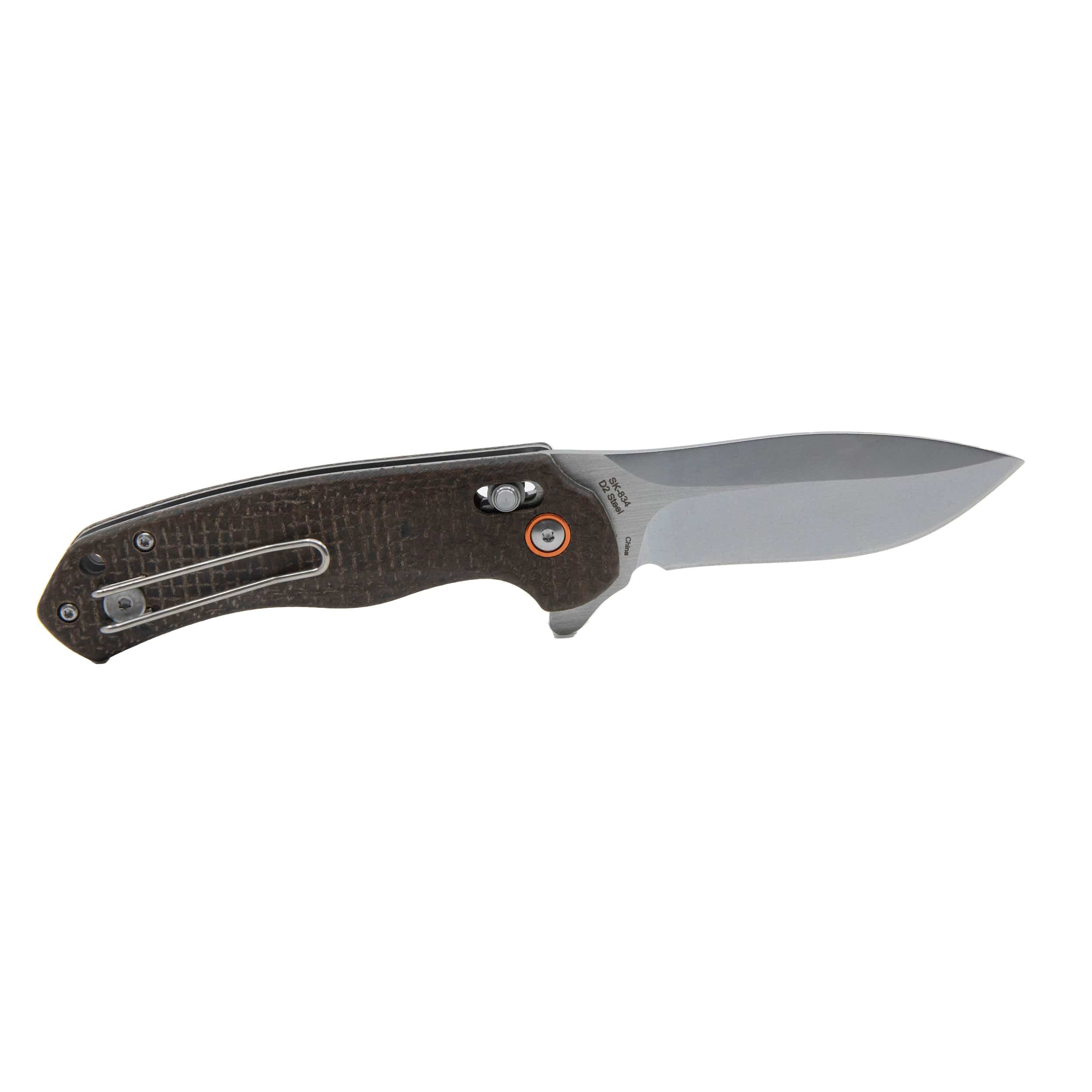 Stellar Linen Micarta Slide Lock Folder - Image 2
