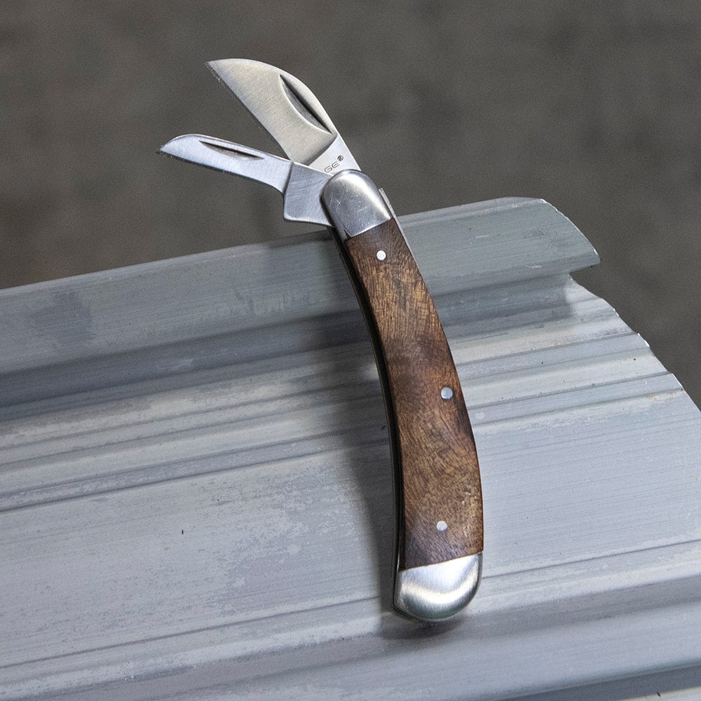 Vision Maker - Maple Burl Wood Woodcarving Pocket Knife - Image 2