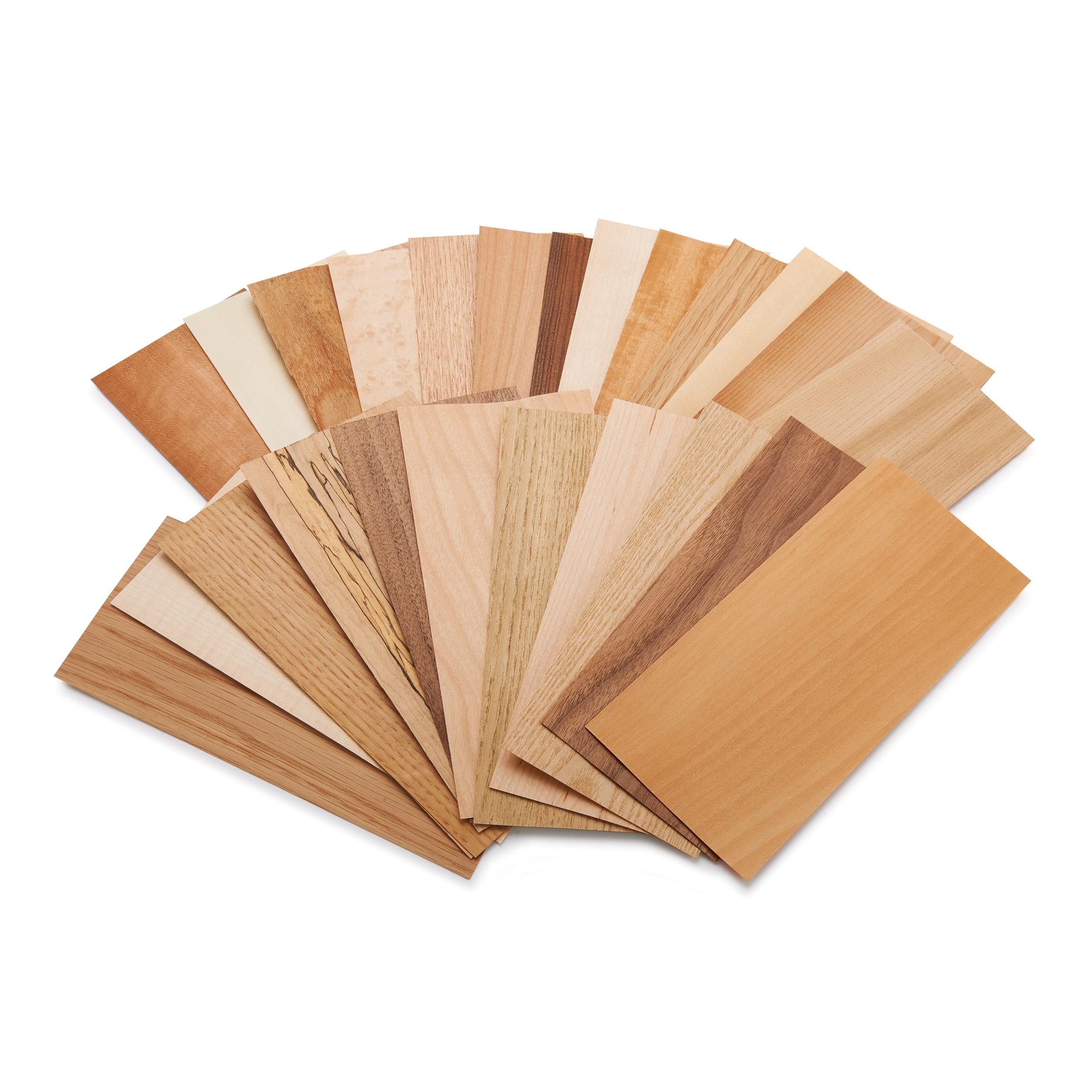 Wood ID Kit and Veneer Sample Pack - 4" x 9" - 25 Piece