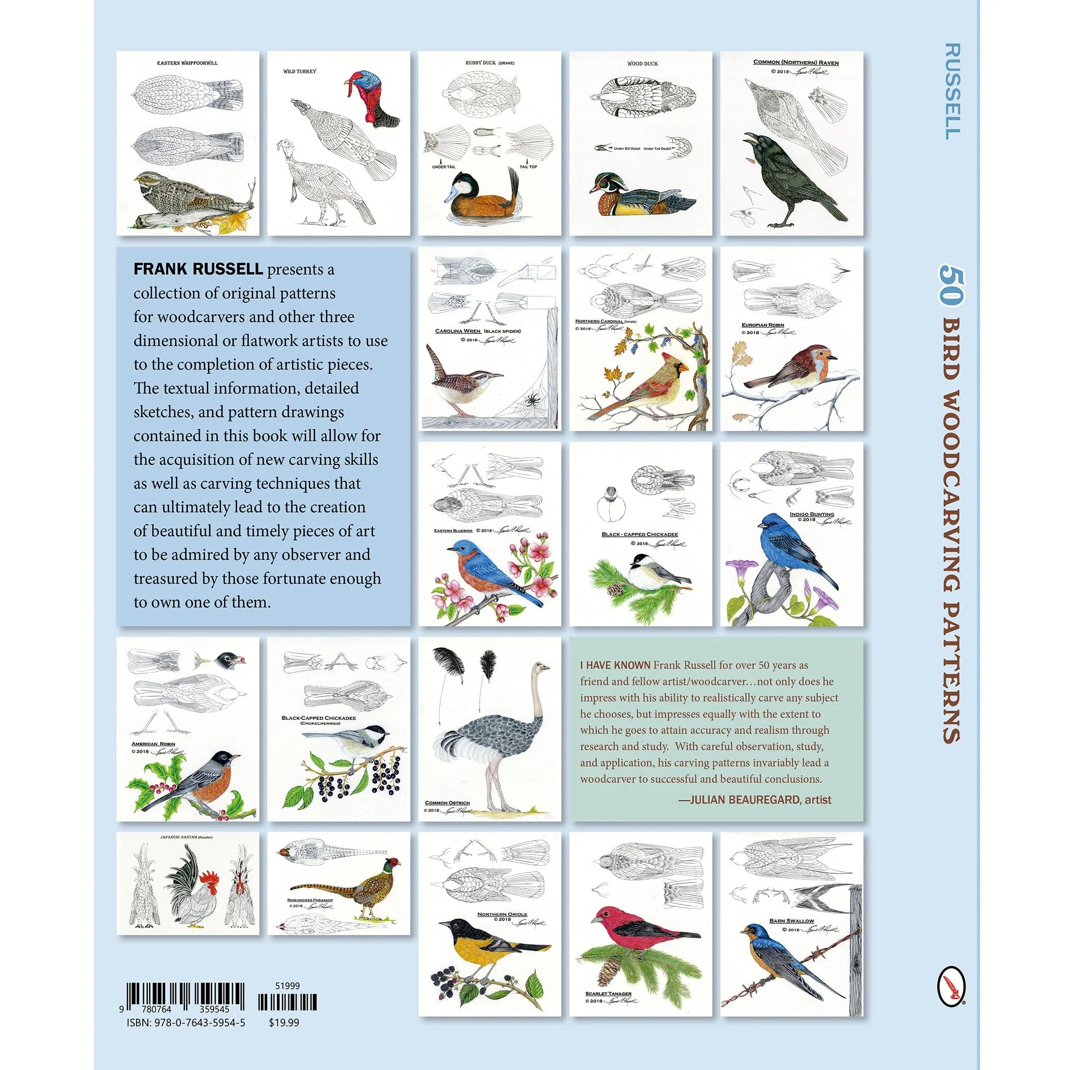 50 Bird Carving Patterns - Image 2