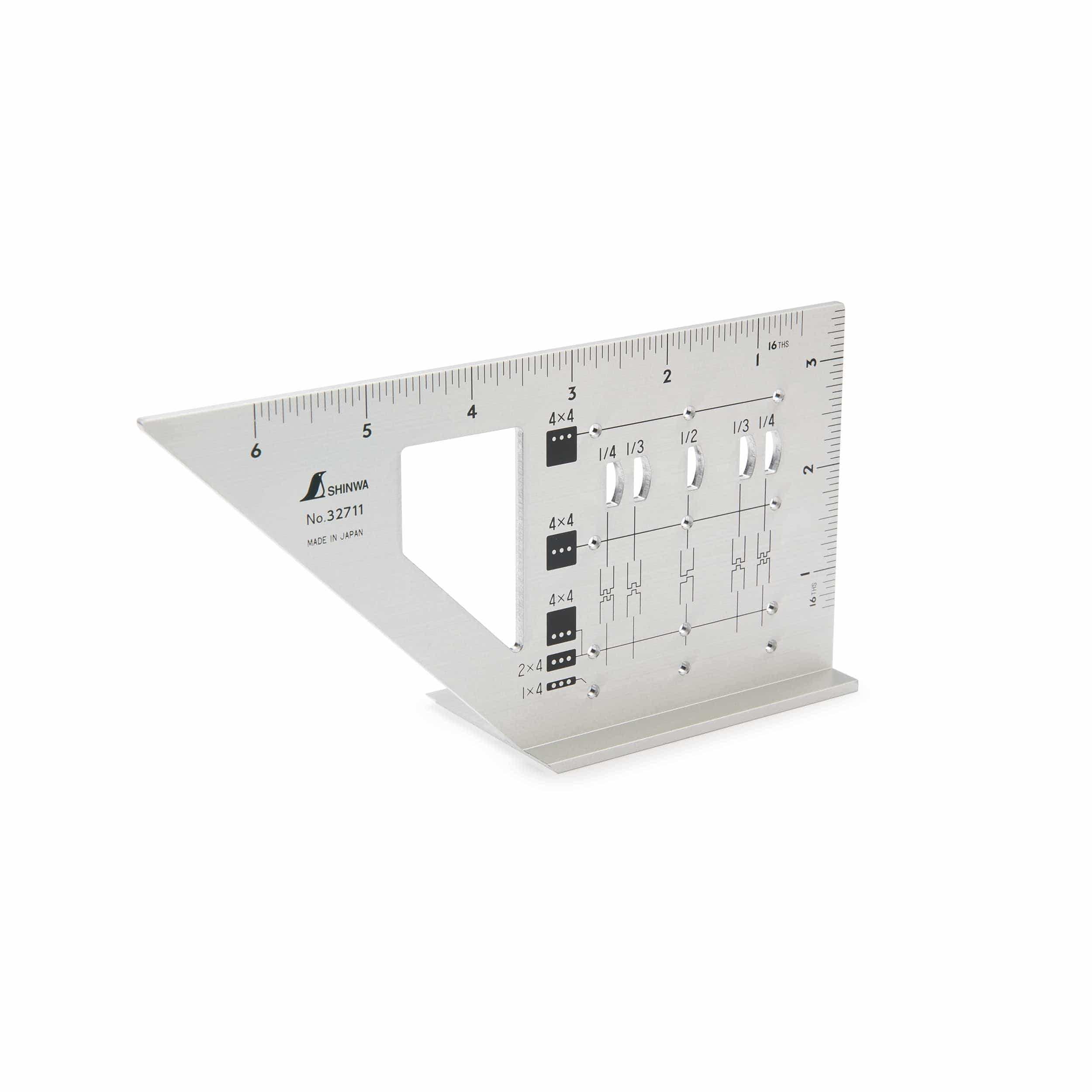Miter Rule - 3D - For 2" x 4  " Lumber - Aluminum