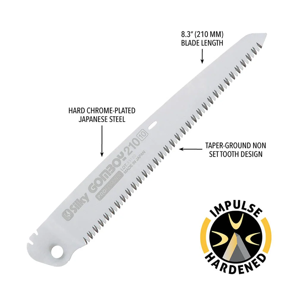 GOMBOY Replacement Blade, 210mm, Medium Teeth - Image 2