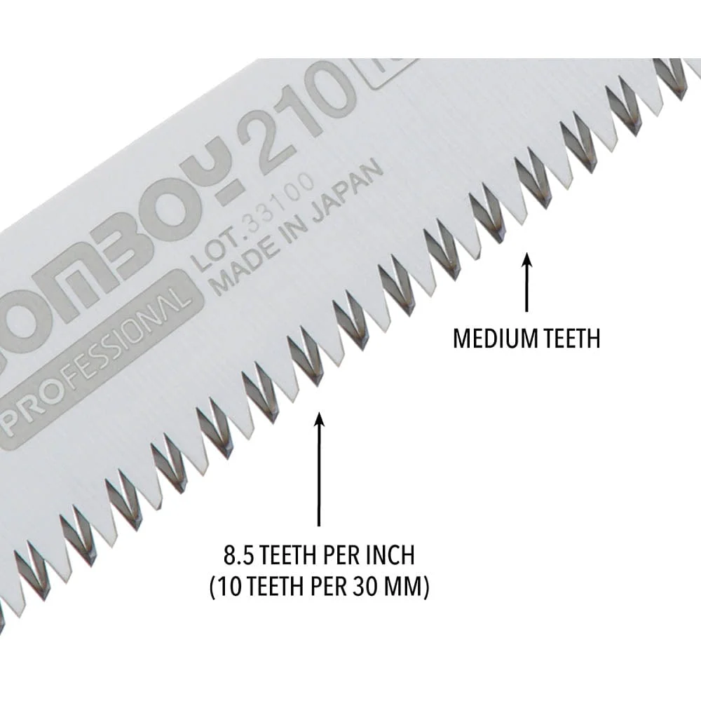 GOMBOY Replacement Blade, 210mm, Medium Teeth - Image 3