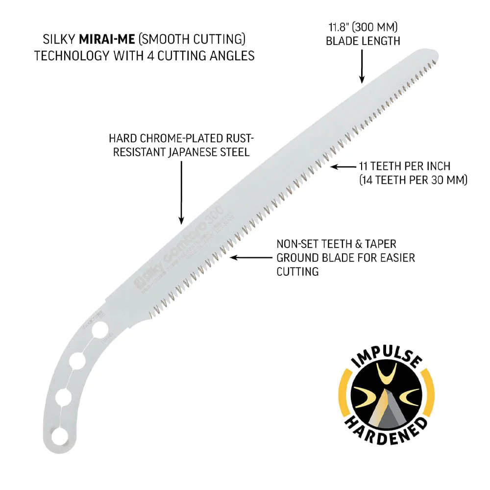 GOMTARO Pro-S Replacement Blade, 300mm, Dual Teeth - Image 2