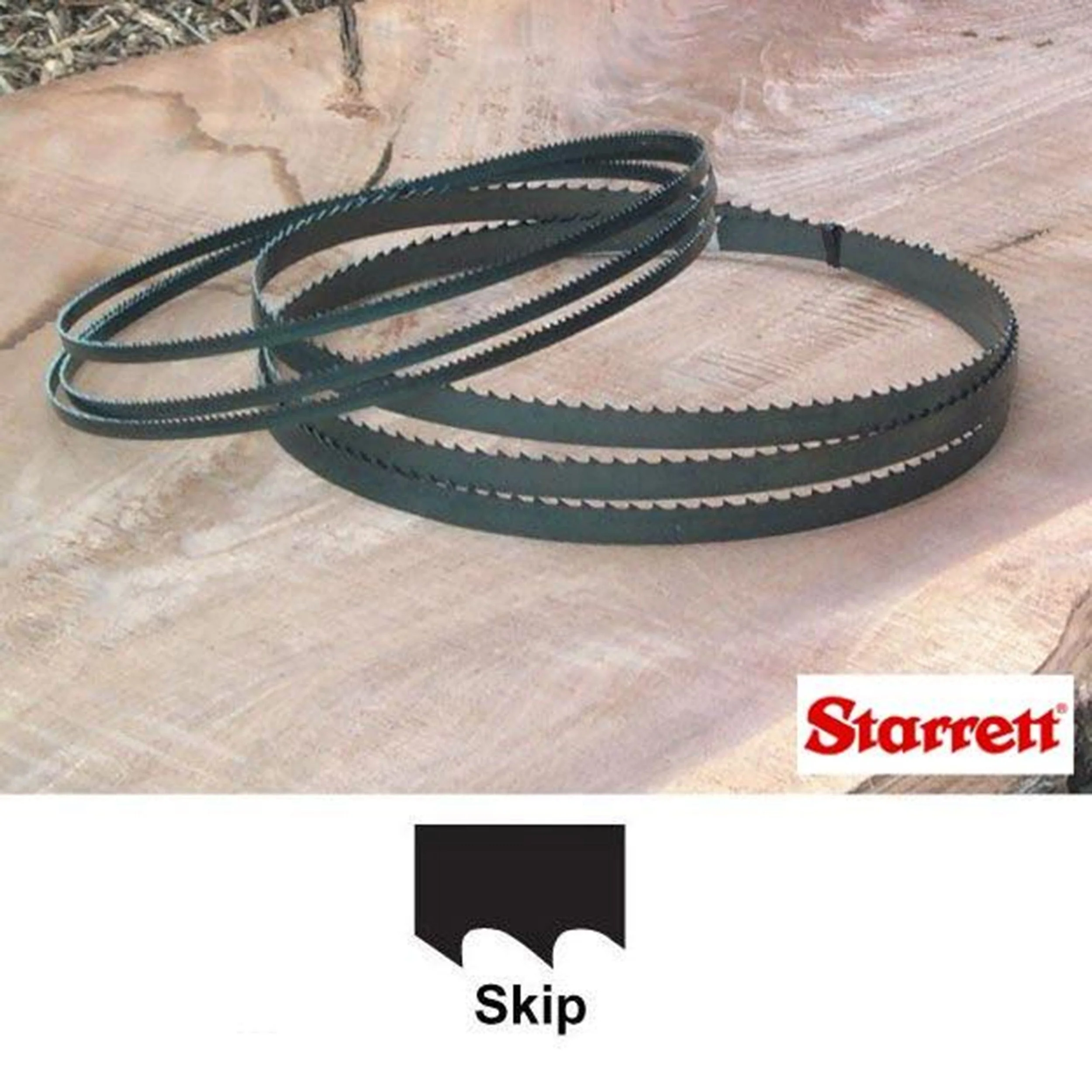 Duratec SFB Bandsaw Blade - 99-3/4" x 1/4" x .025" - 6 TPI - Skip