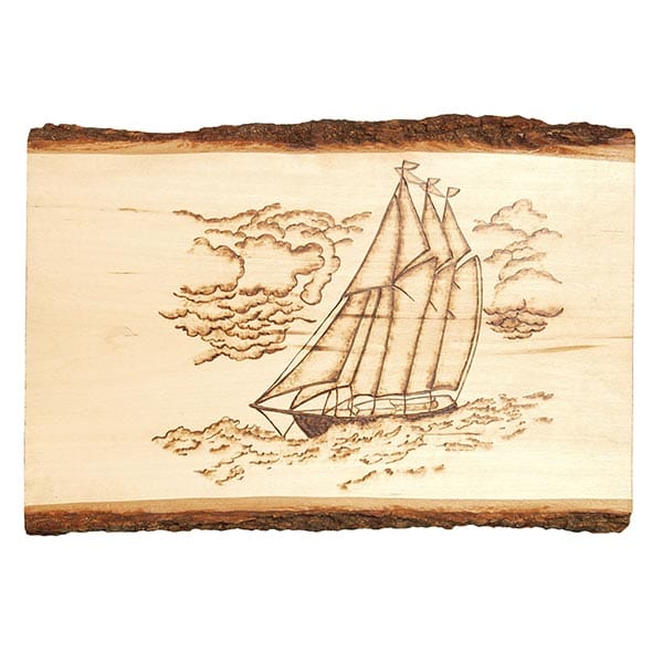 Basswood Country Planks for Wood Burning, Hot Stamping & Carving - Small - Image 4