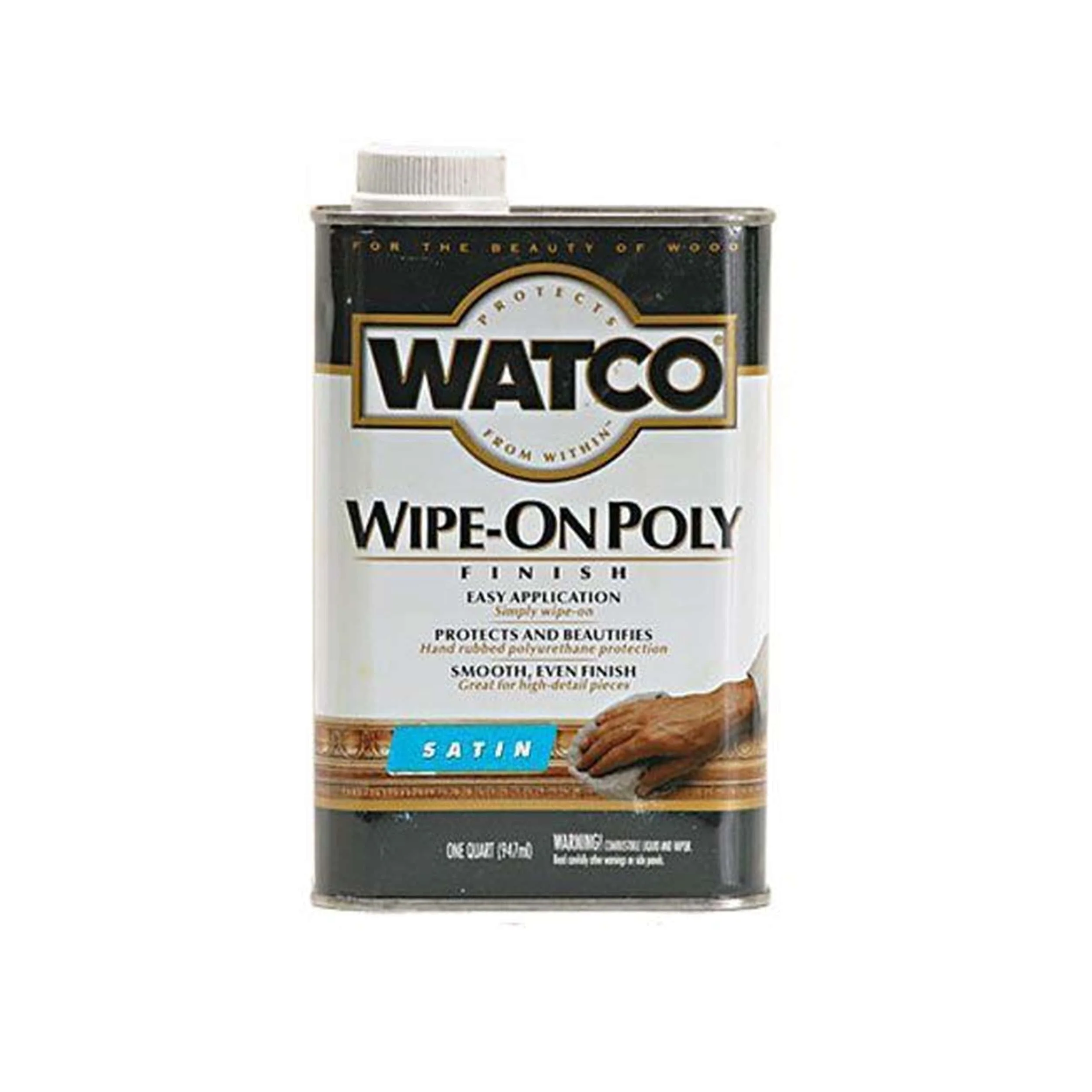 Wipe-On Polyurethane - Solvent Based - Clear - Quart