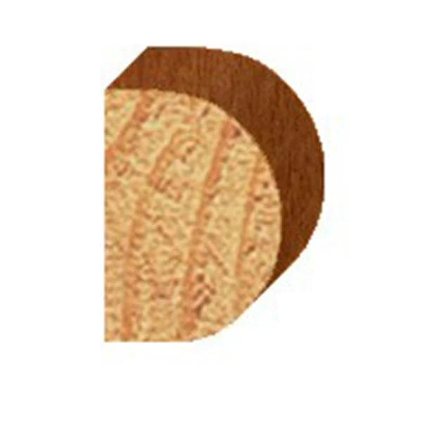 1431 Half Round (Bull Nose) Router Bit 1/2" SH 3/16" R X 3/8" Co X 7/8" CL 1" D - Image 2
