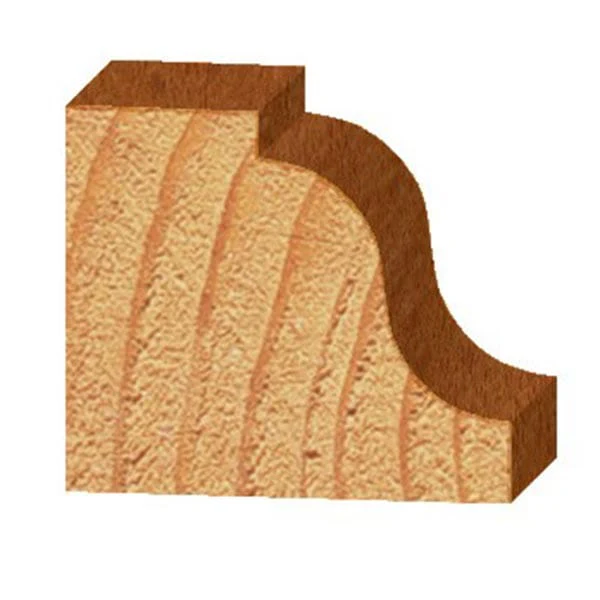 2203 Roman Ogee Router Bit 1/4" Radius 11/16" Cutting Length 1/2" Shank - Image 2