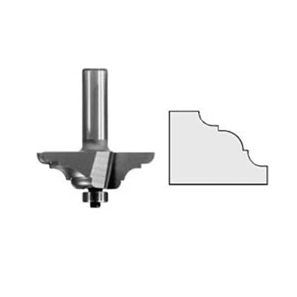 3300 French Baroque Table Edge Router Bit 7/8" PW 2-1/4" D X 3/4" CL X 2-1/2" OL