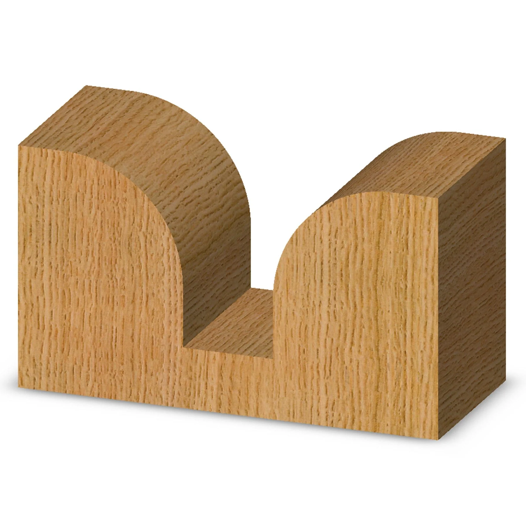 Plunge Roundover Bit w/Plunge Point 1/2" R 1-3/8" LD 3/8" SD 1/2" SH 2-1/2" OL 2 FL - Image 3